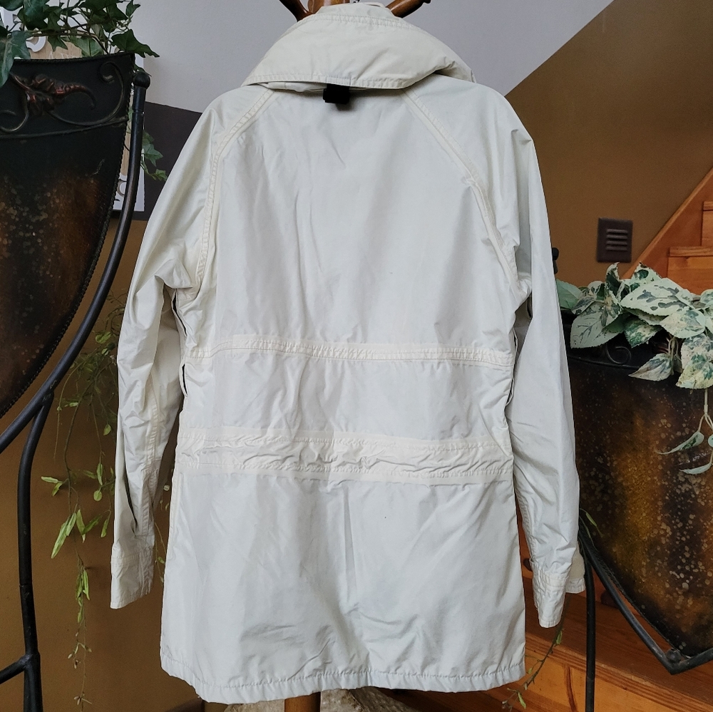 JanSport Opus 2 Jacket Cream Utility Hiking Cargo Coat Waterproof Breathable M - Picture 9 of 15